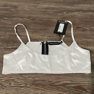 PLT Silk Crop Top